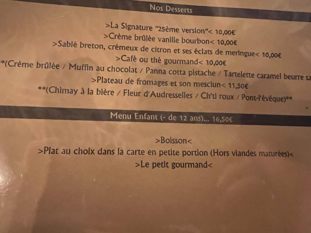La Signature - Menu Image 4